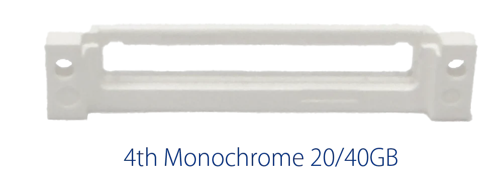 Original White Plastic Dock Bezel for Apple iPod Classic Monochrome Photo Color Display 4th Generation A1059 A1099 - Image 3