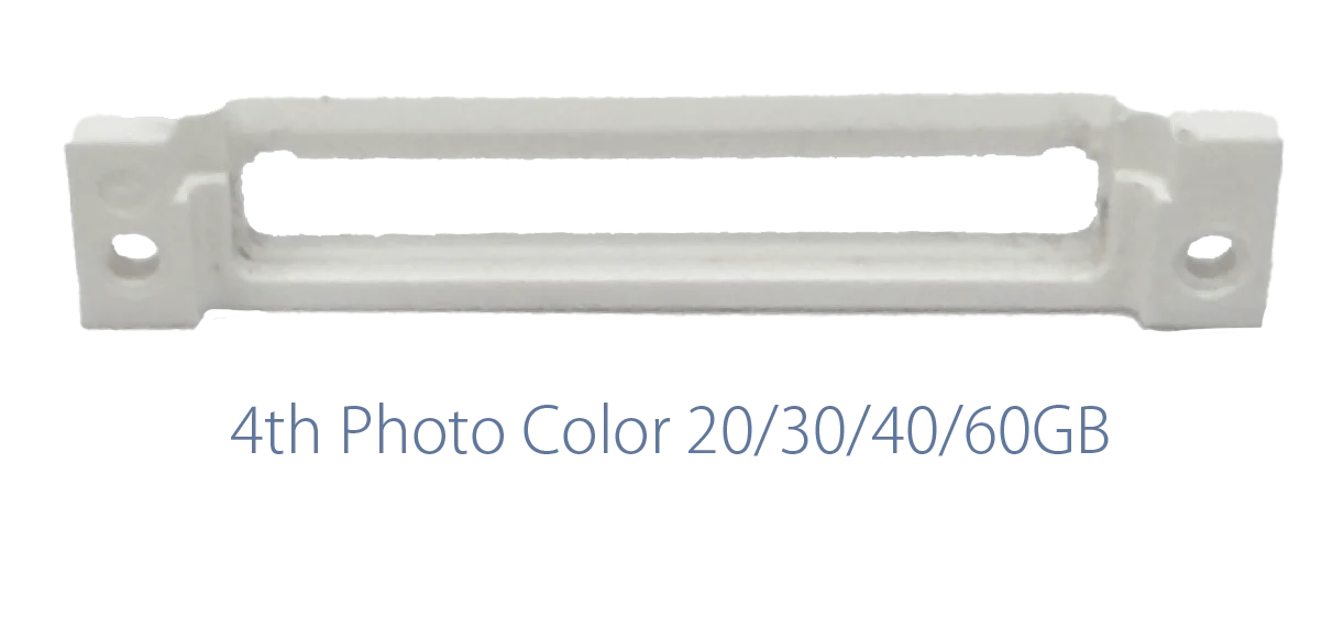 Original White Plastic Dock Bezel for Apple iPod Classic Monochrome Photo Color Display 4th Generation A1059 A1099 - Image 4